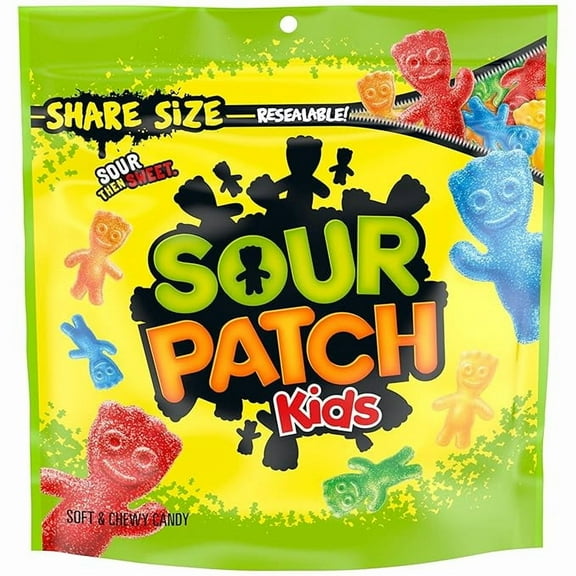 SOUR PATCH KIDS Soft & Chewy Candy, Share Size, 12 oz