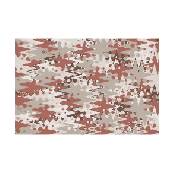 Canvas Wall Art - Treechild 'Liquid Pastel Colors Pattern' Wall Art for Living Room, Bedroom, or Office D?cor by Trademark Fine Art - 19 x 12 Inches