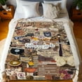 thumbnail image 3 of Blanket Flannel Throw Blanket Ultra-Soft Fleece Throw Blanket Suitable for All Seasons Couch Bed Living Room, 3 of 10