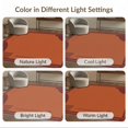 thumbnail image 7 of ODIKA 2'x3' Washable Throw Rug Burnt Orange Geometric Elegance Design Contemporary Art Inspired Symmetrical for Hallway, Study Room, Non-Slip Low Profile, Flatwoven, 7 of 7