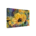 thumbnail image 3 of Richard Wallich 'Blue Sunflowers ' Canvas Art, 3 of 5