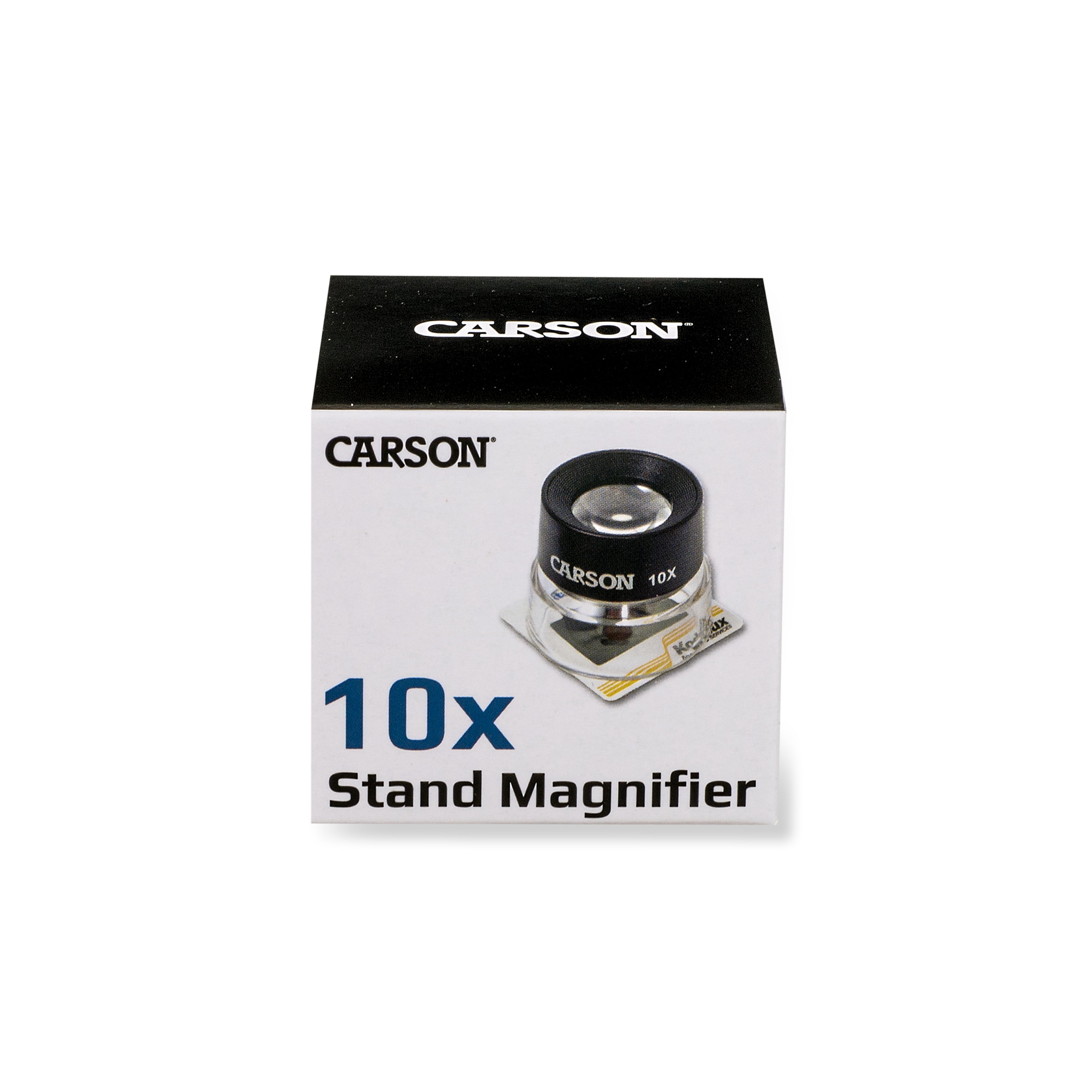 Carson LumiLoupe™ 10x Power Magnifying Glass, 1″ Stand Magnifier - 10 Pack (LL-10MU)