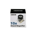 Carson LumiLoupe™ 10x Power Magnifying Glass, 1″ Stand Magnifier - 10 ...
