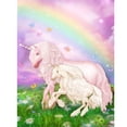 thumbnail image 1 of Pintura de diamante 5D DIY Kit de taladro redondo completo Rainbow Horse Home Decor Art Craft FLhrweasw Nuevo, 1 of 9