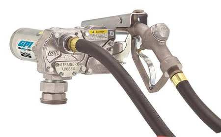 GPI M1115 Fuel Transfer Pump, 12 GPM, 115VAC, Manual ShutOff