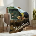 thumbnail image 5 of Trash Truck Throw Blanket Gifts for Fans Lover Girls Boys Women Present Hoodie Him Bed 40"x50", 5 of 6
