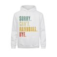 thumbnail image 3 of Lo siento, no puedo jugar al balonmano, divertida sudadera retro vintage, sudaderas con capucha para jóvenes, sudaderas ajustadas con descuento, 3 of 5