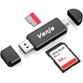 thumbnail image 1 of Memory Reader,SD/Micro SD Reader and Micro USB OTG to USB 2.0 Adapter with standard USB Male Micro USB, 1 of 5