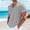 Light Gray #006, variant on Linen T Shirts for Men Lightweight Breathable Short Sleeve V Neck T-Shirts Vintage Loose Fit Summer Casual Beach Tee Tops, XL