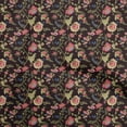 thumbnail image 1 of oneOone Silk Tabby Dark Pink & Black Fabric Batik Diy Clothing Quilting Fabric Print Fabric By Yard 42 Inch Wide, 1 of 5