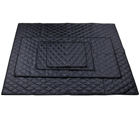 Black Cat Beds Pets Cooling Mat,Chilly Mat Pet Dog Cat Soft Summer Cooling Bed Fiber Mats Chilly Pad Cold Fabric Indoor Cool Cushion Pad Gray (M/L/XL) ()