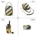 thumbnail image 3 of FORMRS Crossbody Bag for Women Shoulder Cell Phone Purse with Zipper, Retro Colorful Stripes, 3 of 7