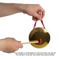 thumbnail image 3 of Portable Mini Hand Gong,Opera Gong with Round Play Hammer Drumstick, 3 of 8