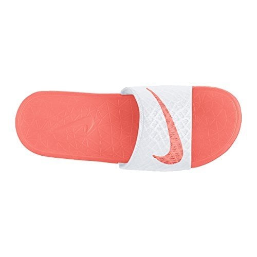 Trastorno muelle Complicado Nike Womens Benassi Solarsoft Slide 2 Sandal White/Bright Mango 10 -  Walmart.com