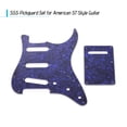 thumbnail image 1 of Yeacher SSS Electric Guitar Pickguard Set with Back Plate Screws Pick Guard for American ST Style Guitars Blue Pearl, 1 of 8