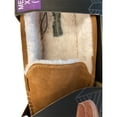 thumbnail image 3 of Eddie Bauer Men's Suede Memory Foam Faux Fur Lined Slipper (Tan, L (9.5-10.5)), 3 of 3