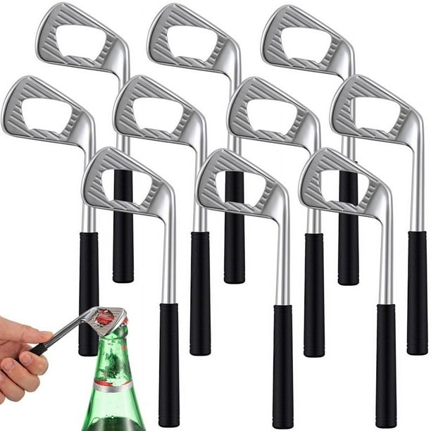 10 Abridores con Forma Golf, Regalo Novedoso para Cerveza, Decoración Golf, Abridor Cerveza para Golfistas, Amantes del Golf y Entusiastas la Cerveza