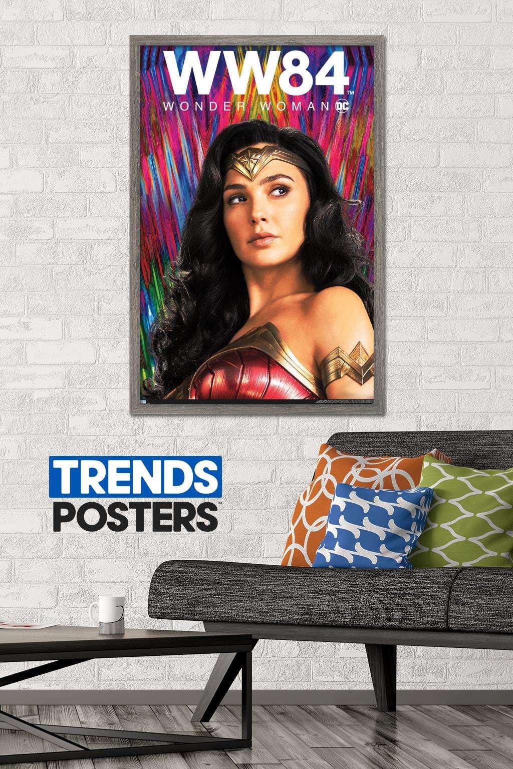 DC Comics Movie - Wonder Woman 1984 - Pose Wall Poster, 22.375" x 34", Framed
