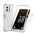 thumbnail image 3 of For Nokia C210 Full-Body Clear Dual Layer Hybrid Case Slim, Drop-Proof TPU Hard PC, Durable Corner Front Bumper Protector Phone Case Cover by Xpression, Transparent, 3 of 9