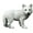 Grey, variant on US 5.13 Inch Wolf Cub Standing Decorative Statue Figurine, White