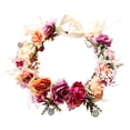 thumbnail image 1 of Miangastore Bridal Wedding Headwear Assorted Color Cloth Plastic 1Pack 6.7x6.7in, 1 of 9