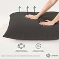 thumbnail image 3 of Silla de Metal Zinus Aidan con Cojines de Memory Foam Color Gris Oscuro, 3 of 7