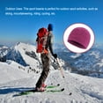 thumbnail image 3 of Qarigey Gorro deportivo de invierno de estilo sencillo para mantener el calor, gorros térmicos para hombres y mujeres, gorros deportivos para correr, Sombreros Vino rojo Qarigey AP011291-08B, 3 of 6