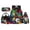 Rainbow Graffiti Soccer, variant on Uorisanigo Cute Penguin School Backpack 4-Piece Set for Boys, Large Capacity 17-Inch Bookbag with Water Bottle Holder, Picnic Lunch Bag and Pencil Case for Outdoor Travel