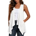 thumbnail image 2 of Rciityk Women's Sleeveless Vest Cardigan Summer Lightweight Casual Open Front Cardigans with Pockets, Size S-2XL, 2 of 8