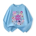 thumbnail image 5 of Camiseta holgada de manga larga con cuello redondo de Demon Hunters KPop para niños, ropa informal para niños de 100 a 160 cm, 5 of 5
