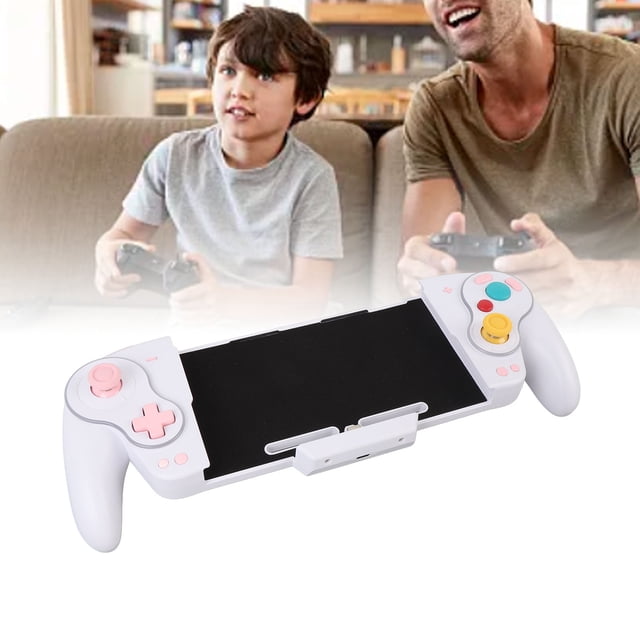 Manette une Pièce Joypad Touches Mécaniques Manette Joypad Sans Fil avec Lumières RVB Programmation par Vibration Réglable pour Switch