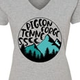 thumbnail image 4 of Inktastic Pigeon Forge, Tennessee- Mountains Women's V-Neck T-Shirt, 4 of 5