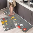 thumbnail image 1 of Kitchen Mat, Modern Minimalist Home Decor Entrance Door Mat, Bathroom Non-slip Washable Carpet-week, 1 of 2