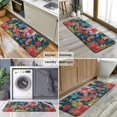 thumbnail image 6 of Pioneer Flower Floral Print Pattern Kitchen Rug Mat,Kitchen Runner Rugs Non Skid Washable,Decorative Kitchen Floor Mats for Kitchen,Sink,Laundry,17"x47.2", 6 of 7