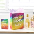 thumbnail image 6 of Cheinxy 7"/11"/13" Happy Birthday Gift Bag with Tissue Paper and Greeting Card for Birthday Party,Birthday Gift Bag Set for Men Women Boys Girls, 6 of 7