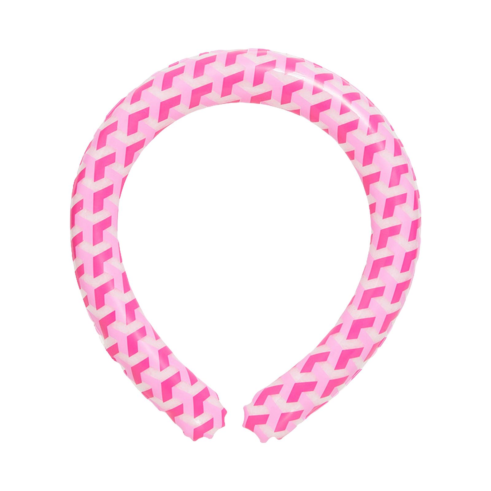 Neck Cooling Tube, Neck Cooling Wraps Gel, Wearable Neck Cold Choker Ice Cushions Chill Neck  for Running, Beach, Camping, Fitness Pink
