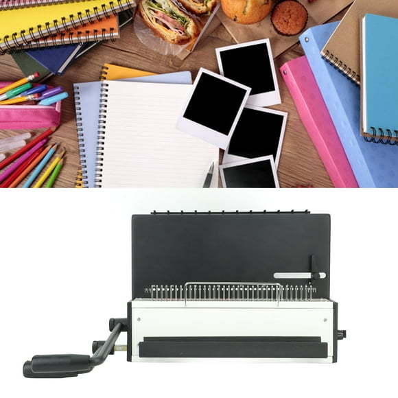 Spiral Binding Machine 3:1 Pitch 34 Holes Manual Punching For A4 A5 Letter Size