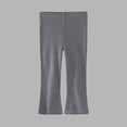 thumbnail image 2 of Piuwrlz Kids Bell Bottoms Pants Girls Casual Play Leggings Yoga Pant Navy Size 2 T, 2 of 5
