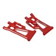 thumbnail image 4 of 1 Pair RC Rear Lower Suspension Arms Aluminum Alloy Swing Arm Replacement for MJX 14210 14209 1/14 Remote Control Car Red, 4 of 6