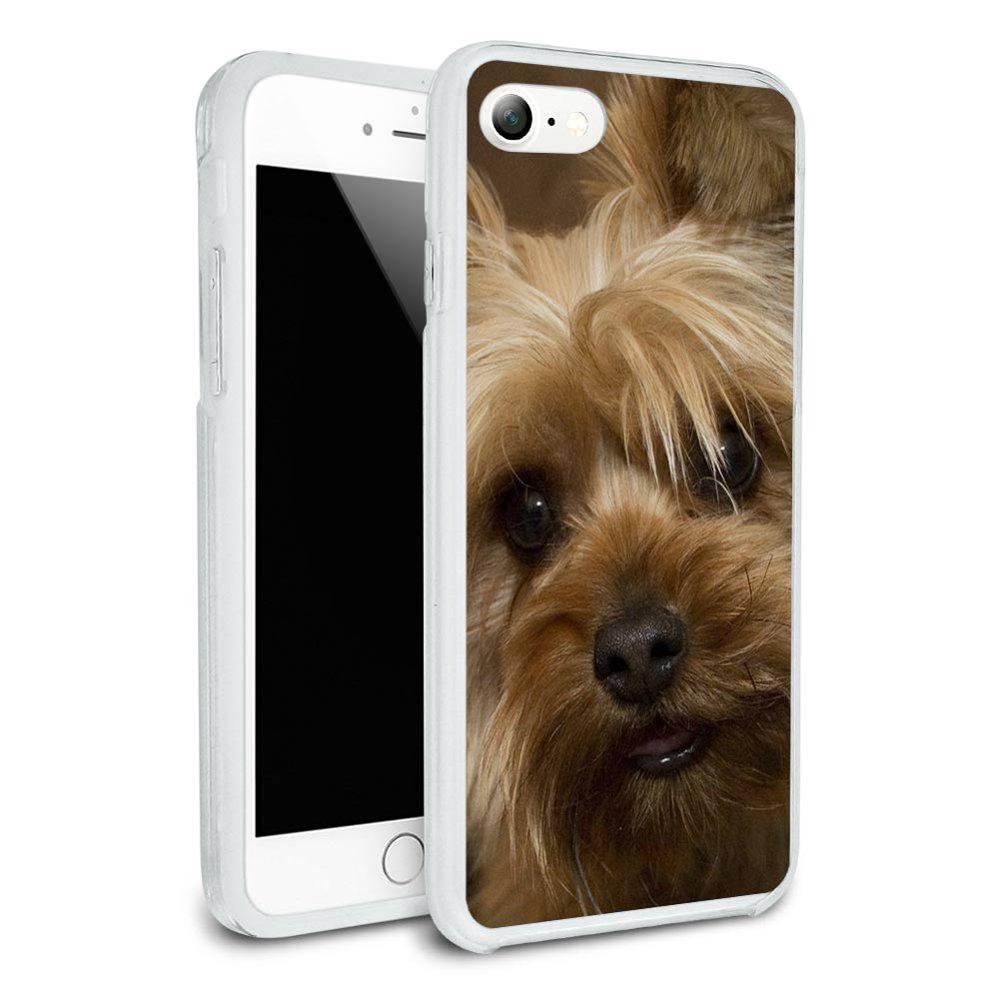 Yorkshire Terrier Yorkie Dog Protective Slim Hybrid Rubber Bumper Case for Apple iPhone 7