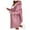 Pink, variant on Women's Casual Cardigan Sweater Winter Sweater Solid Color Hooded Open Batwing Sleeve Oversize Long Coat Knitted Warm Jacket Cardigan Sweater Fashion Cover Ups A-Red XL