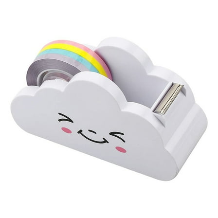 GENEMA Desk Tape Dispenser with 1 Roll Tape 0.7Inch Wide Tape Dispenser for Packaging