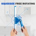 thumbnail image 2 of Window Squeegee for Home Cleaning, Blue, 2 of 7