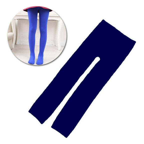 Warm Leggings for Girls Girls' Fashion Leggings Comfortable Leggings for Kids Navy Blue Leggings Tights for Girls Child