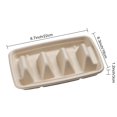 thumbnail image 6 of Callipe 10/20Pcs Disposable Taco Holders for Parties Sturdy Taco Tray Holder with Dividers Eco-Friendly Taco Plates Packaging Box for Events Taco Bar Serving Set, 6 of 8
