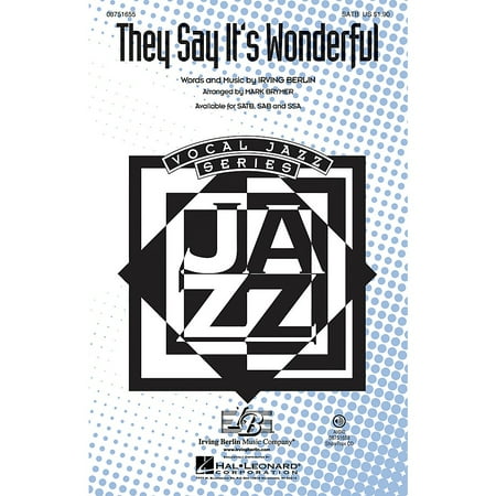 Annie Cd Hal Leonard They Say It's Wonderful (from Annie Get Your Gun) ShowTrax CD Arranged by Mark Brymer ()