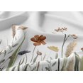 thumbnail image 4 of Sweet JoJo Designs Boho Chic Bohemian Watercolor Garden Floral Wildflower Decorative Bathroom Fabric Bath Shower Curtain 72x72 Rust Blue Green Mustard Flower Vintage Botanical Room Decor Showercurtain, 4 of 5