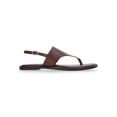 thumbnail image 4 of Time and Tru Women's Hooded Faux Leather Thong Sandals, 4 of 6