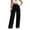 Black panst, variant on Rhuody Womens Casual Pants High Waist Ladies Pants Straight Leg Wear Stretch Summer Spring Fall Trousers Relax Fit Wear Black L