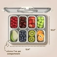 thumbnail image 3 of COOK WITH COLOR Snack Container with Ice Pack, Food Storage Containers, Meal Prep Containers, Cream, 3 of 9